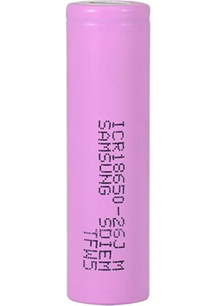 Icr18650-26Jm 2600 Mah Li-İon Şarjlı Pil (2C) 1 Adet