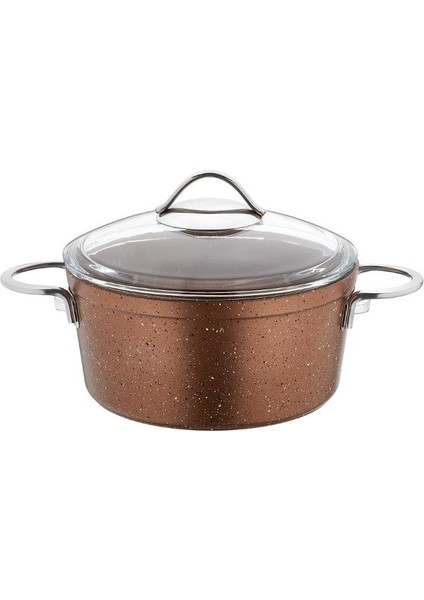 Vilma Cool 24 cm Granit Tencere Bakır Renk