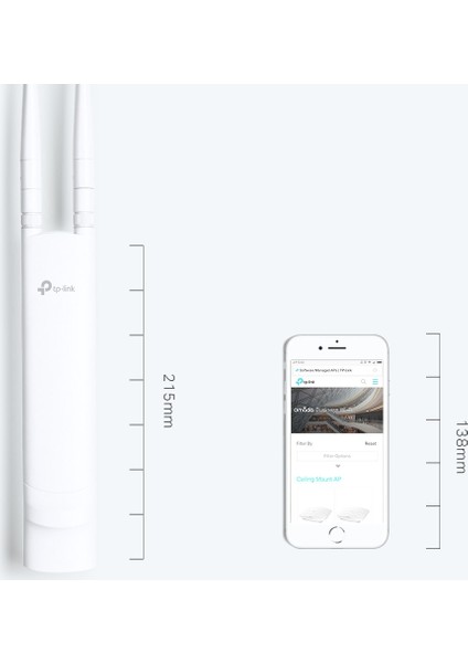 EAP110-Outdoor, N300 Mbps Kablosuz Dış Mekan Access Point