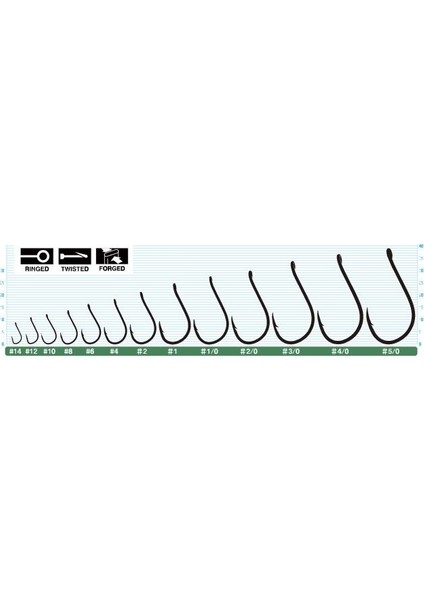 5177 Mosquito Hook Black Chrome Sinek Iğne No 2 fiyatları