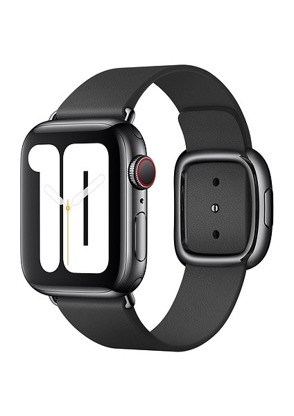 Watch 40 mm Modern Tokalı Siyah Kayış Büyük Boy - MWRH2ZM/A fiyatları