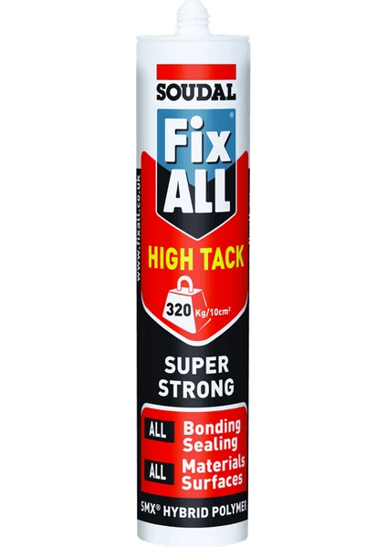 Fix All High Tack Süper Güçlü Yapıştırıcı 290 ml Beyaz