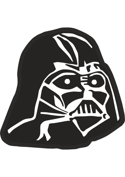 Darth Vader Sticker 9 x 9 cm Renkli