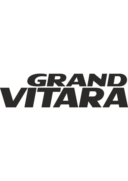 Grand Vitra Sticker 18 x 4,5 cm Renkli