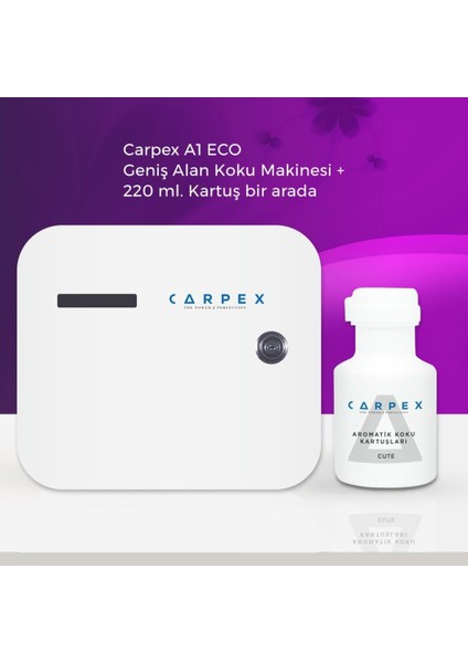 A1 Eco Geniş Alan Koku Makinesi + 220 ml Kartuş White Jasmine