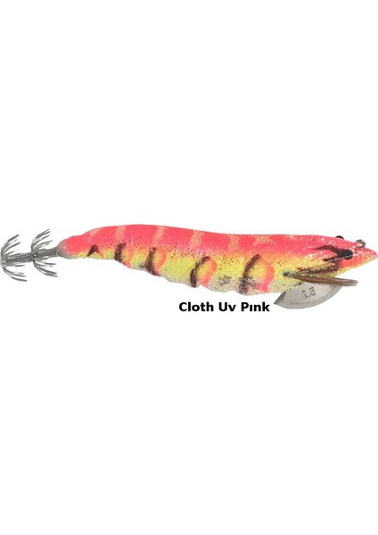 3D Shırımp Egı Jig 7.5 cm 14 gr Suni Yem Cloth Uv Pınk