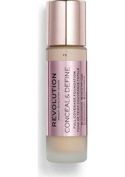 Conceal & Define Fondöten F5 Yağsız Formül ile Doğal Görünüm Sunar
