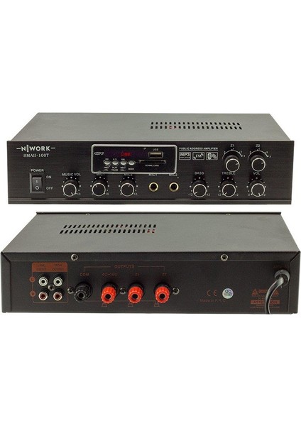 SMALL-100T Trafolu Stereo Amfi