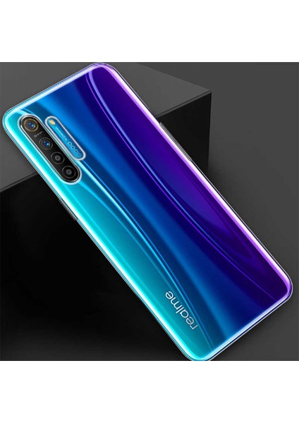 Realme Xt Kılıf Darbe Emici Süper Silikon Kılıf Şeffaf + Tam Kaplayan 5D Cam Ekran Koruyucu modelleri