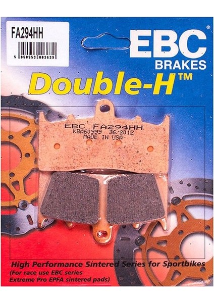 Hh Sinterli Balata Fa294Hh Ön Bmw R 1100 S 1150 Gs Rt K 1200 Gt Rs S R 1200 Gs Rt S St K 1300 196