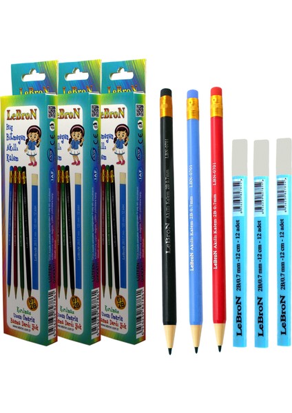 Hiç Bitmeyen Akıllı Kalem Set 3'lü