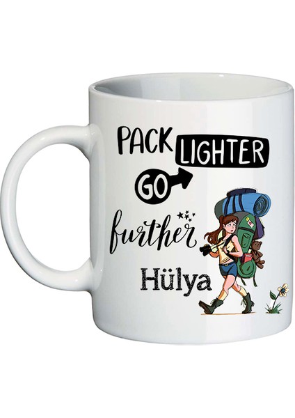 Bayan Backpacker Gezgine İsimli Kupa Bardak