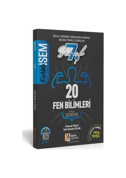 İSEM Yayıncılık 7. Sınıf Fen Bilgisi 20 Deneme