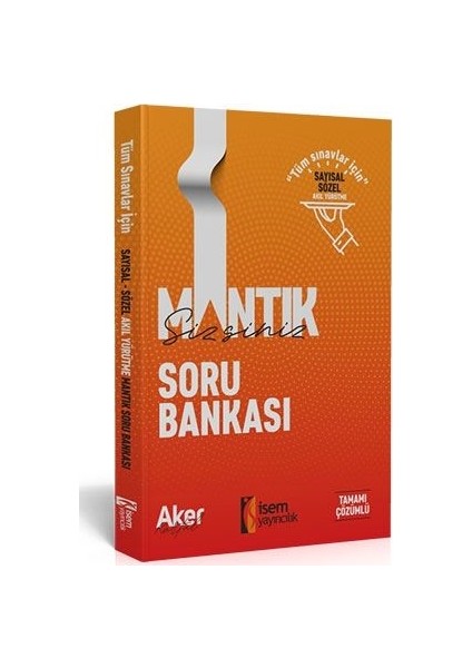 2020 Tüm Sınavlar İçin Mantıksizsiniz Soru Bankası (Yeni)