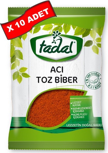 Acı Toz Biber 30 gr 10'lu