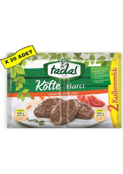 Köfte Harcı 2'li  Paket 45 gr x 20'li