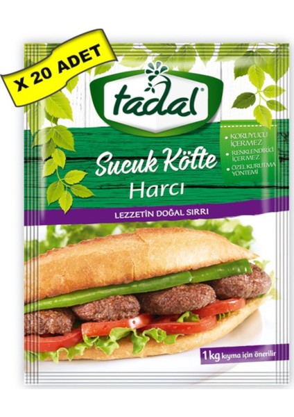 Sucuk Köfte Harcı 75 gr 20'li