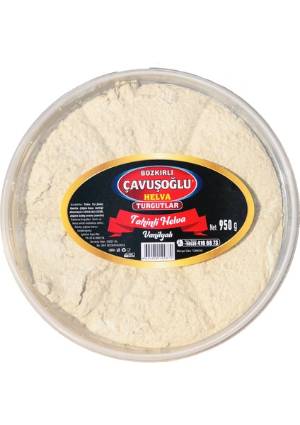 Bozkırlı Çavuşoğlu Çavuşoğlu Tahinli Vanilyalı Helva 950g