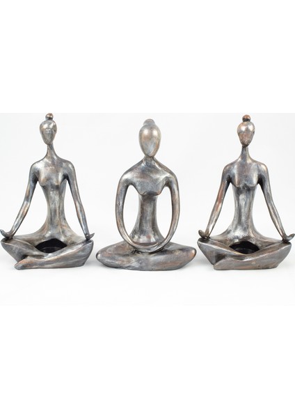 Özel Tasarım Yogacı Kızlar Seti Gri fiyatları