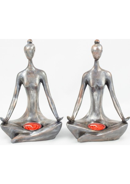 Özel Tasarım Yogacı Kızlar Seti Gri modelleri