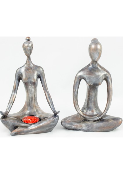 Özel Tasarım Yogacı Kızlar Seti Gri fırsatları