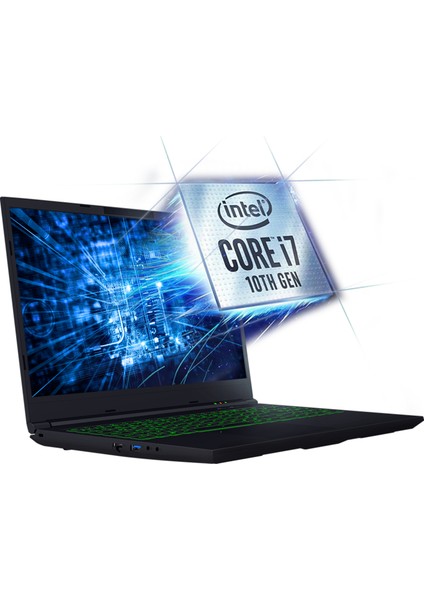 Abra A5 V15.8.1 Intel Core i7 10750H 8GB 500GB SSD GTX1650Ti Freedos 15.6'' FHD Taşınabilir Bilgisayar