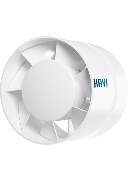 Kayıfan YUF100 Yuvarlak Banyo ve Tuvalet Aspiratörü Fan