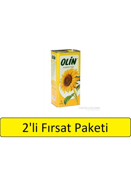 Ayçiçek Yağı  Paketi 5 Lt x 2