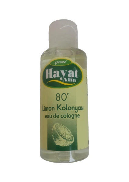 Yeni Hayat Limon Kolonyası 80 Derece 50 ml