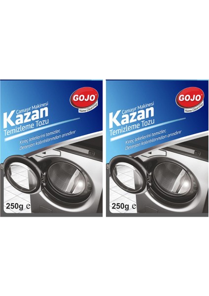 Çamaşır Makinesi Kazan Temizleme Maddesi 250 gr + 2'li Set