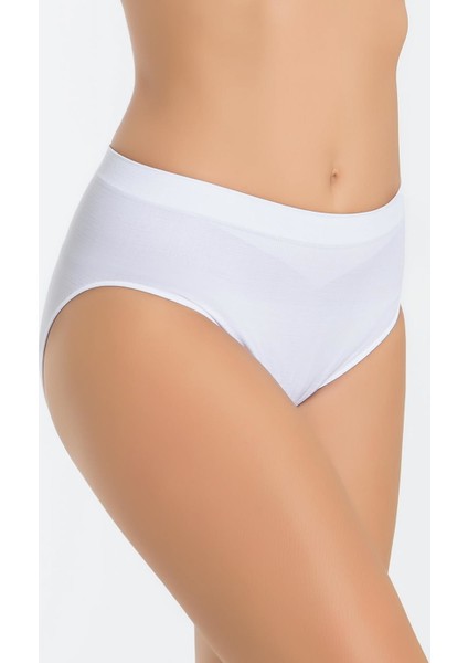 Orta / Düşük Bel Düz / Desensiz Kadın Slip Külot 1006