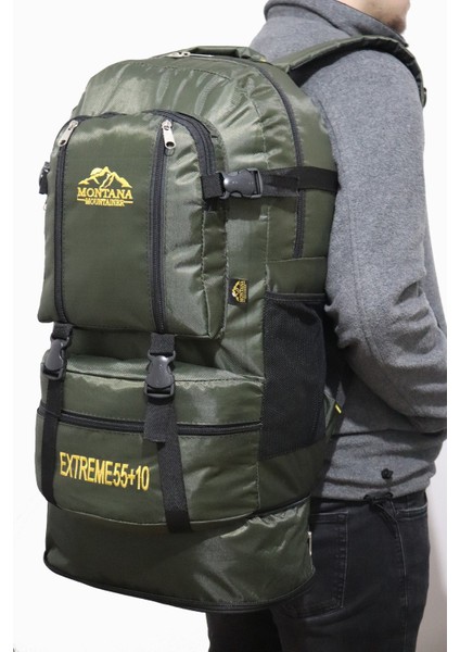 Büyük Boy Dağcı Sırt Çantası 55+10 Litre Montana modelleri