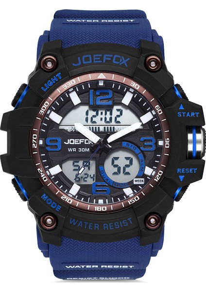 Analog Digital Silikon Kayış Unisex Kol Saati