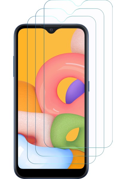 Samsung Galaxy A01 Ekran Koruyucu Nano Cam (3'lü Paket)