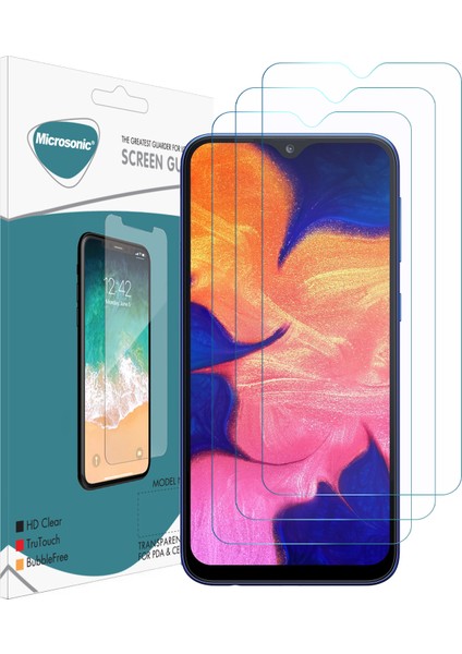 Samsung Galaxy A10 Ekran Koruyucu Nano Cam (3'lü Paket)