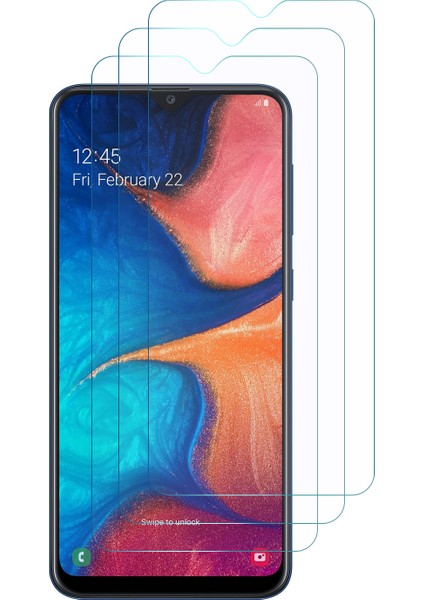 Samsung Galaxy A20E Ekran Koruyucu Nano Cam (3'lü Paket)