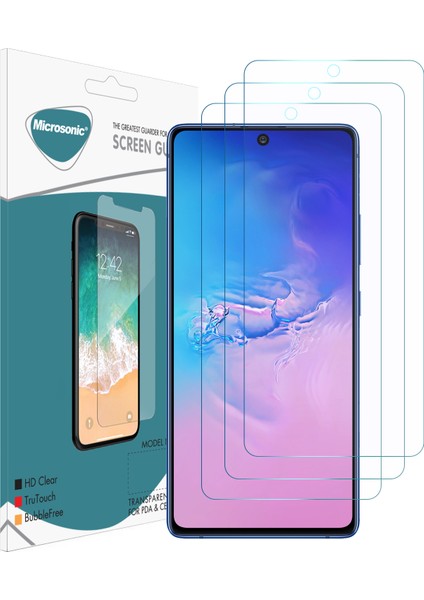 Samsung Galaxy A91 Ekran Koruyucu Nano Cam (3'lü Paket)