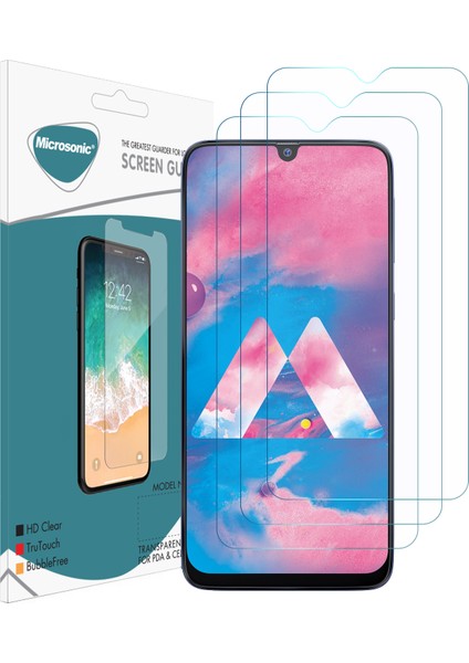 Samsung Galaxy M30 Ekran Koruyucu Nano Cam (3'lü Paket)