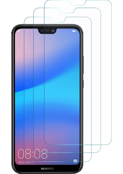 Huawei P20 Lite Ekran Koruyucu Nano Cam (3'lü Paket)