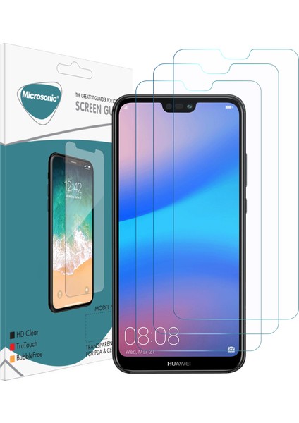 Huawei P20 Lite Ekran Koruyucu Nano Cam (3'lü Paket)