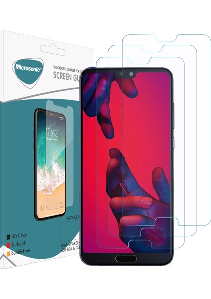 Huawei P20 Pro Ekran Koruyucu Nano Cam (3'lü Paket)