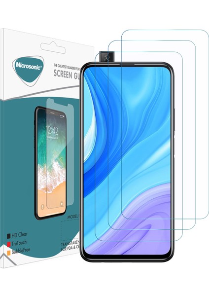 Huawei P Smart Pro Ekran Koruyucu Nano Cam (3'lü Paket)