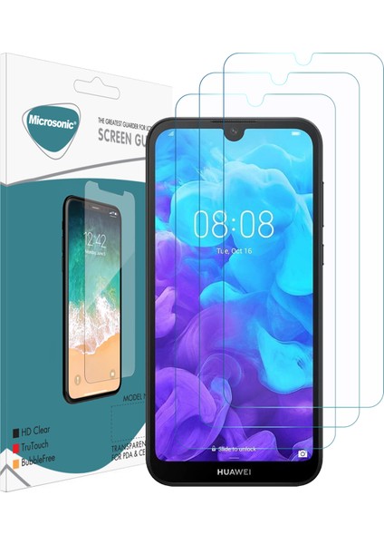 Huawei Y5 2019 Ekran Koruyucu Nano Cam (3'lü Paket)