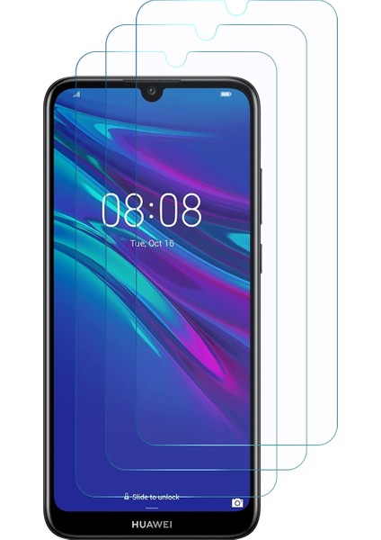 Huawei Y7 2019 Ekran Koruyucu Nano Cam (3'lü Paket)