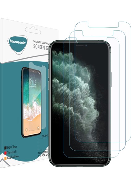 Apple iPhone 11 Pro Max Ekran Koruyucu Nano Cam (3'lü Paket)