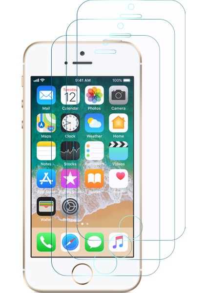 Apple iPhone Se Ekran Koruyucu Nano Cam (3'lü Paket)
