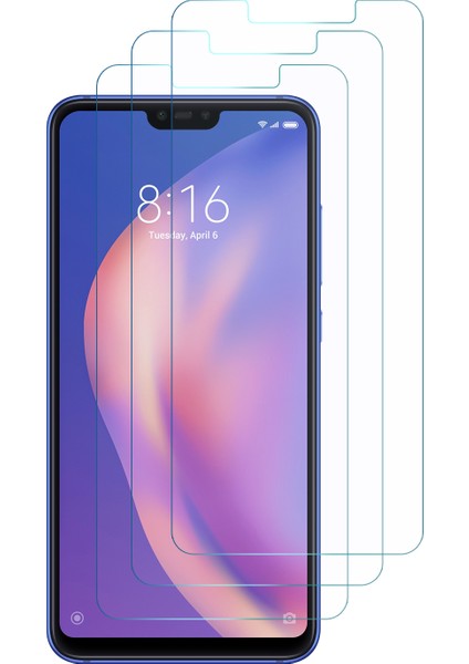 Xiaomi Mi 8 Lite Ekran Koruyucu Nano Cam (3'lü Paket)