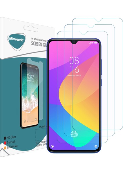 Xiaomi Mi 9 Lite Ekran Koruyucu Nano Cam (3'lü Paket)
