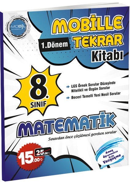 Mobille 1.Dönem Tekrar Kitabı Matematik