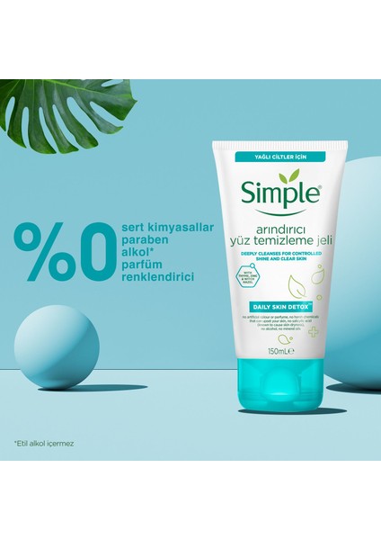 Daily Skin Detox Arındırıcı Yüz Temizleme Jeli Temiz Ve Parlamayan Bir Cilt İçin 150 ml fırsatları
